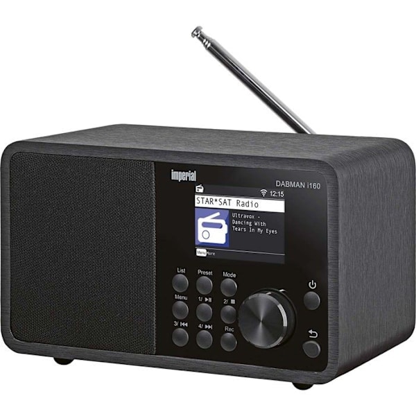 Radio DAB+ - IMPERIAL - DABMAN i160 - 15W RMS - Alarm - USB Multimedi Svart