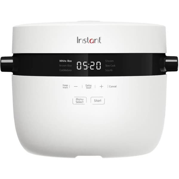 Automatisk multifunktionell riskokare och ångkokare - Instant - 12 koppar 2,8L - Vit Vit