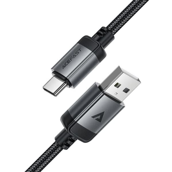 USB-kabel - ACEFAST - C20-04 - USB-A/USB-C - 3 A - 1,2 m Svart