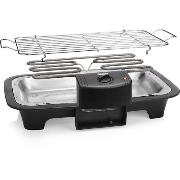 TRISTAR BQ-2883 elektrisk grill på ben 2000W 38x22cm