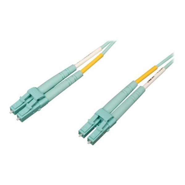 Tripp Lite 1M 10Gb-100Gb Duplex Multimode 50-125 OM4 LSZH Fiberpatchkabel LC-LC Aqua 1 meter patchkabel LC...