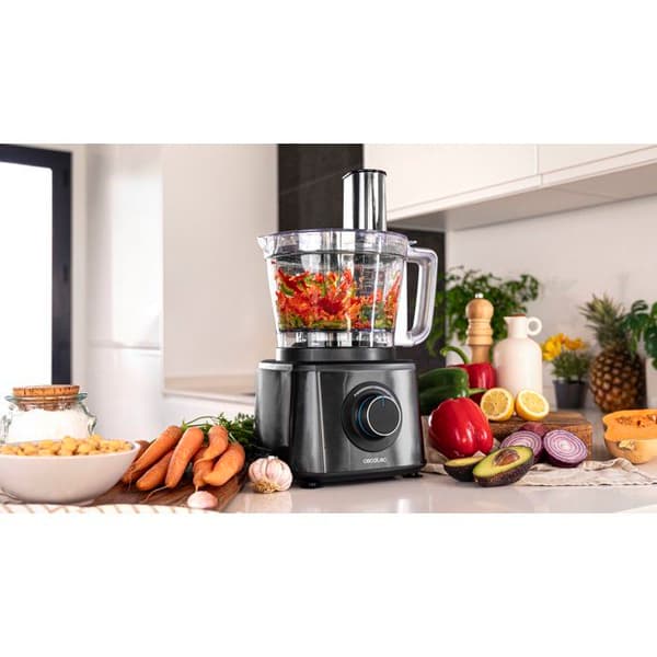 Mixern - CECOTEC - Paprika Hackare - 2000 W - 2 hastigheter + Pulse - Mörkgrå Mörkgrå