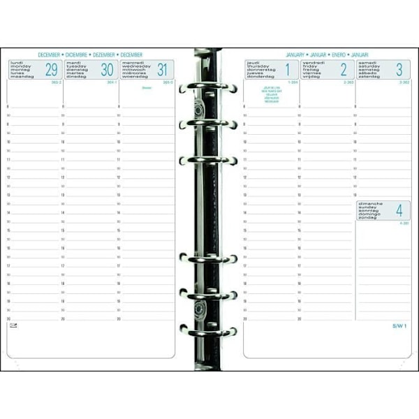 Refill Pack för Exatime Organizer + Blumie Adhesive Index (Exatime 17, SAD 22/23)