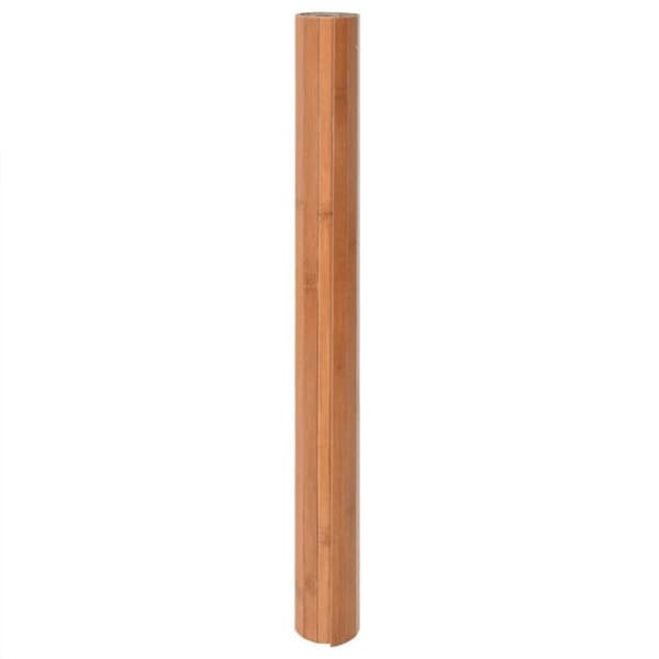 vidaXL Rektangulär matta naturlig 100x300 cm bambu 376811