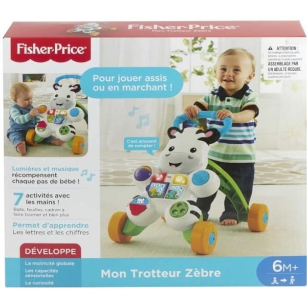 Fisher-Price My Talking Zebra Walker