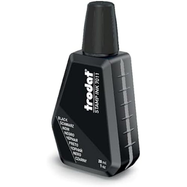 Tinte för Stämpel - TRODAT - TR7800 - 28 ml - Vattenbaserad - Svart