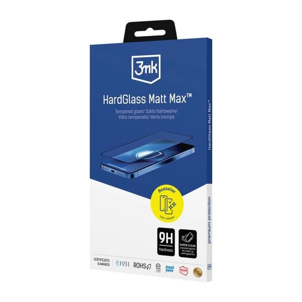 Smartphone 3mk HardGlass Matt Max - Matt härdat glas för iPhone Air