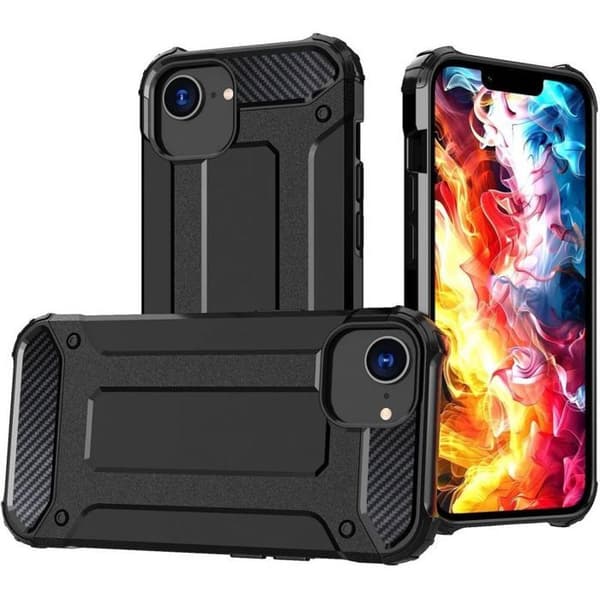 Telefonfodral - bumper telefon Hurtel Kolfiberfodral för iPhone 17 Pro Max Svart