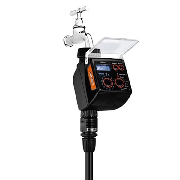Automatisk bevattningsregulator - Claber - Tempo Select - Svart - 98 program - Bakgrundsbelyst LCD-skärm