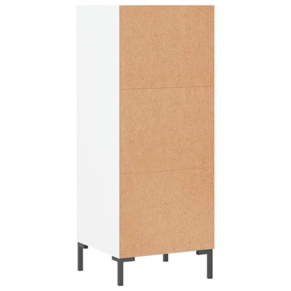 vidaXL Skänk Vit 34,5x32,5x90 cm Konstruerat trä 828732 Vit