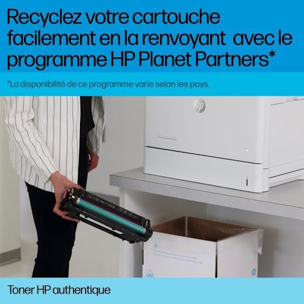 HP 203X högkapacitets magenta tonerkassett för HP Color LaserJet Pro M254/M280/M281