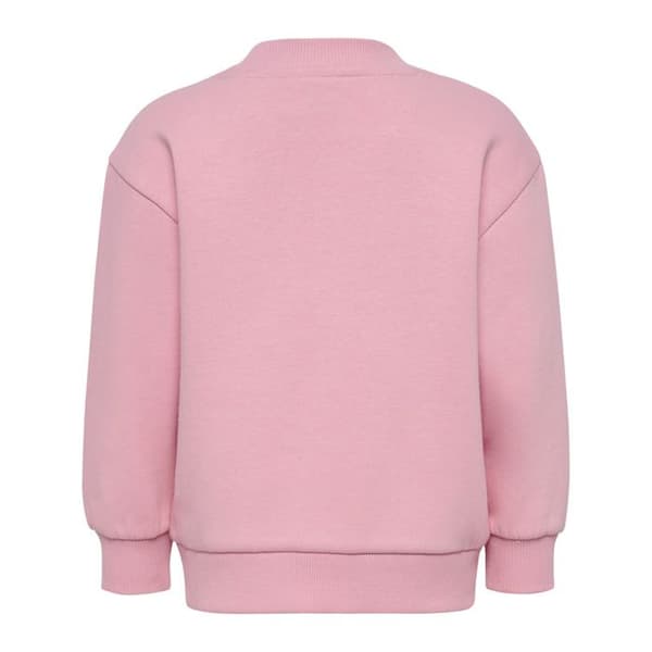Hummel BEE barn sweatshirt med rund hals - pink nectar rosa nektar Fyra år