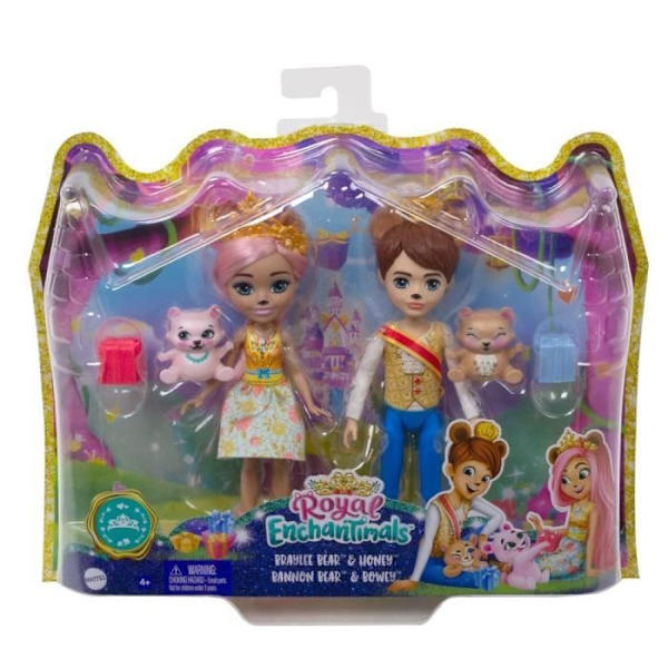 Enchantimals - Bonita & Bannon Bear Set - Mini-docka - Från 4 år