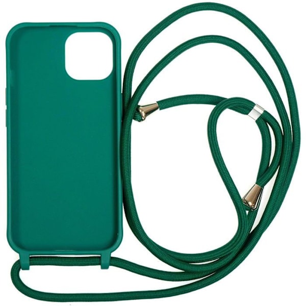 Mobilt Ursprung Lanyard Fodral Mörkgrön iPhone 15