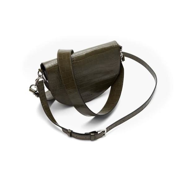 Crossbody-väska - s.Oliver - Crossover-väska - Grön - 24x18x6 cm - 100% polyuretan Grön