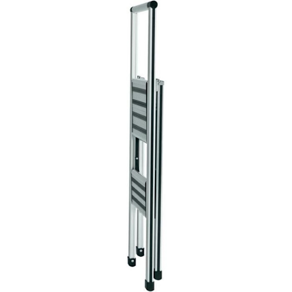 Stege - WENKO - 2 steg - Aluminium - Halkfria - Fällbar Pengar