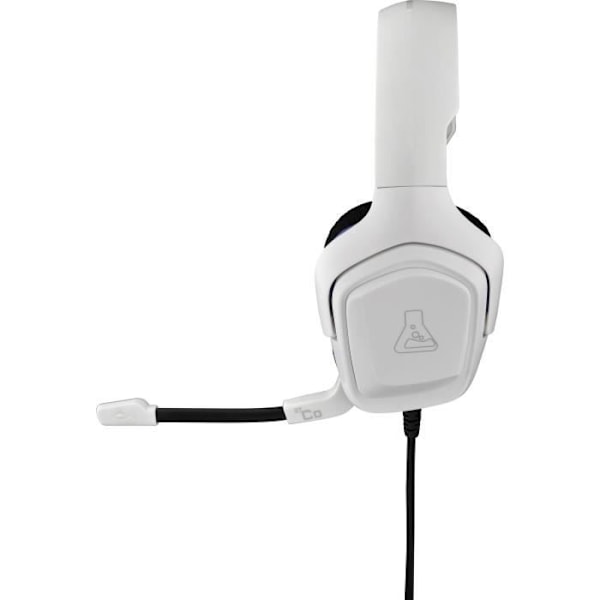 Spelheadset med kabel - The G-Lab - KORP COBALT - Mikrofon - PC/PS4/Xbox One - Vit VIT