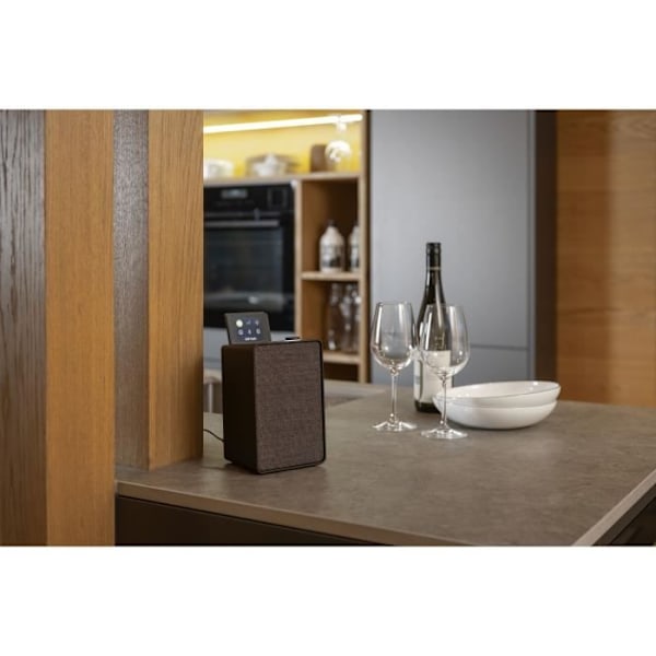 Kompakt radio - PURE - Evoke Spot Black - DAB+/FM/Internet, Bluetooth Svart