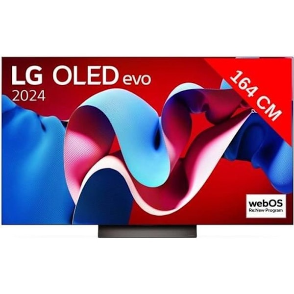 TV OLED - LG - OLED65C4 - 4K UHD - Dolby Atmos - 120Hz - 165 cm