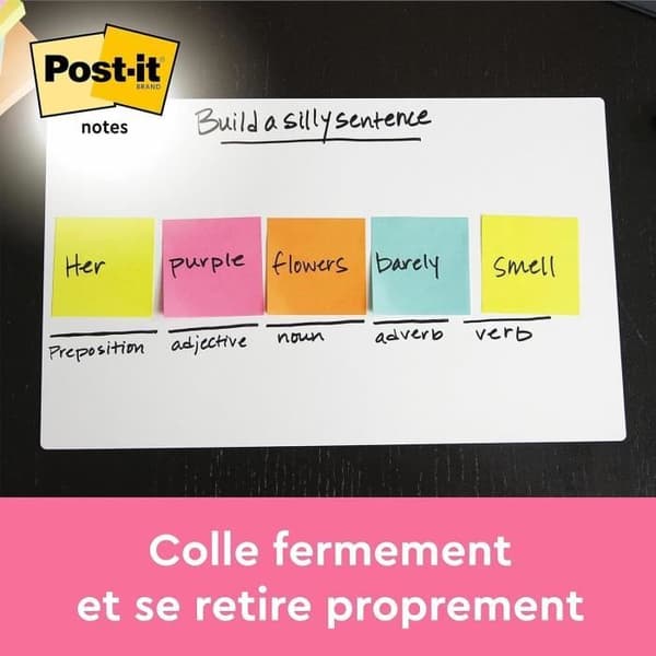 Post-It-lappar, Ultra Colors, 325 ark 76 mm x 76 mm