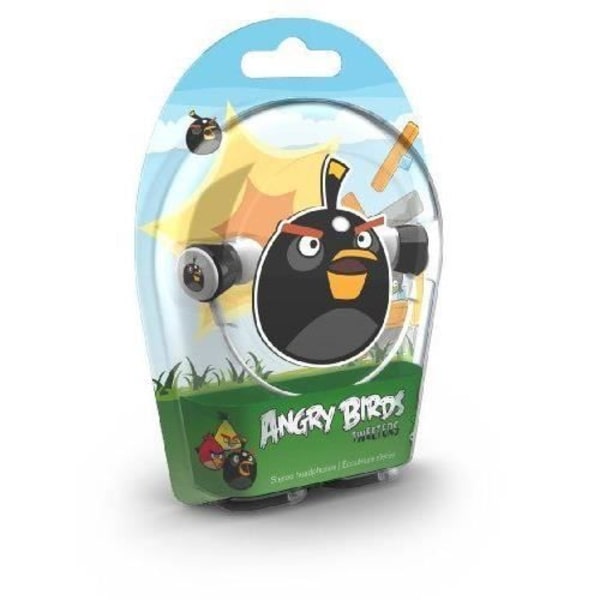 Mini hörlurar med sladd - Gear4 - Angry Birds Tweeters - Svart - In-ear - 11 g Svart