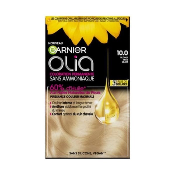 Garnier Olia Hårfärg 10.0 Mycket ljusblond 10.0 - Mycket ljusblond