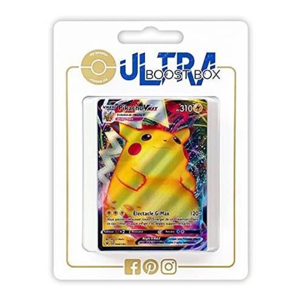 Pokémonkort PIKACHU VMAX 44-185 FULL ART - ULTRABOOST X SWORD AND SHIELD 4 VOLTAGE - MY-BOOSTER - Gul Gul
