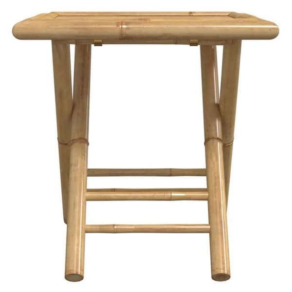 vidaXL Fällbart trädgårdsbord 45x45x45 cm bambu, trädgårdsbord i bambu, uteplatsbord, utemöbel, bord 365877