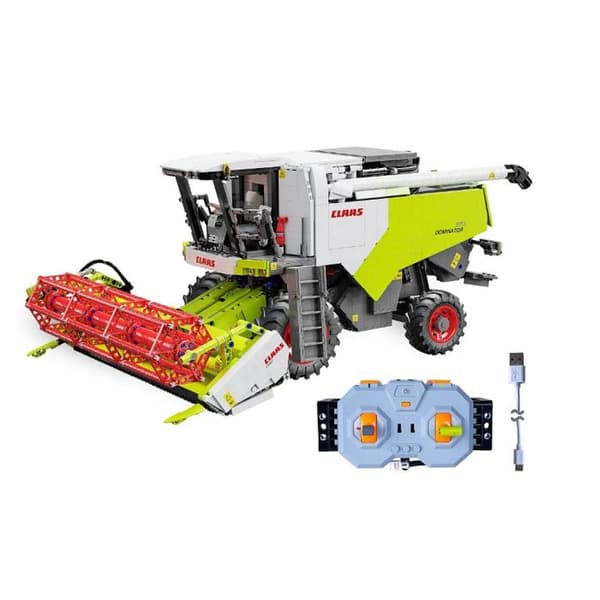 CaDA Claas Dominator 370 1:18 2,4GHz Brickor röd svart