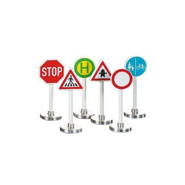 SIKU trafikskylt set - Vägskyltar - 6 delar - Metall/Plast - Flerfärgade