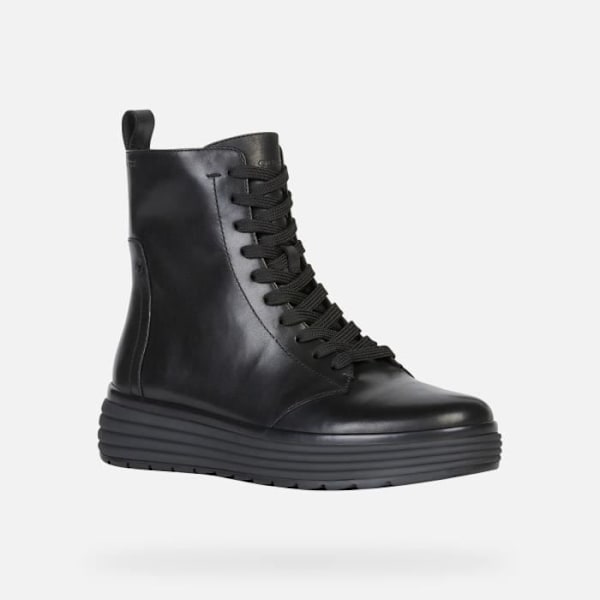 Bottines Dam - Geox - D PHAOLAE - Svart - Läder - Lätt och bekväm Svart 38