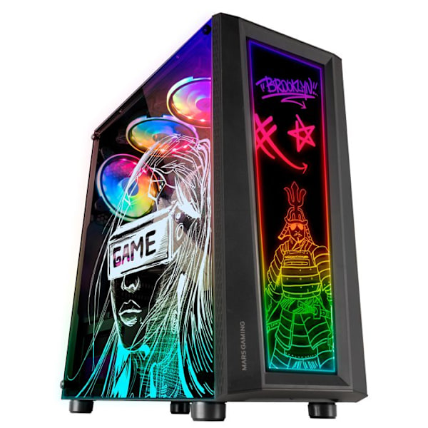 Mars Gaming MC-ART 12CM S0234490 Semi-Tower ATX-fodral