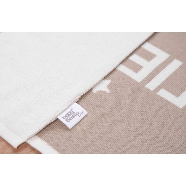 Täckning - Herding - Klaus - GOTS - Beige - Rektangulär - Ultra mjuk vit/beige