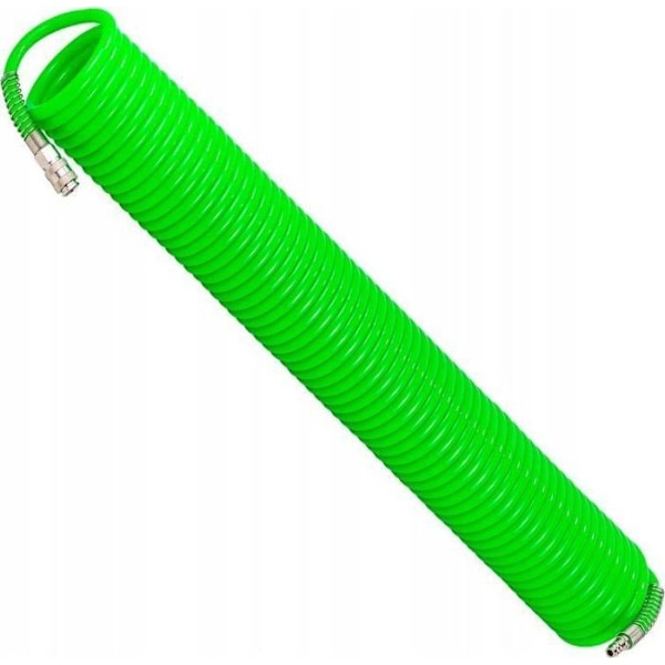 Slang - rör - flexibel Rockforce - RF-1208-20Grön - Spiralrör med snabblänkar 8 mm x 20 m