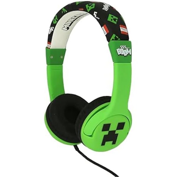 OTL Technologies Minecraft Barnhörlurar grön