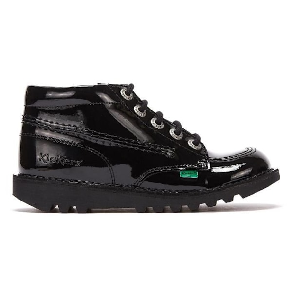 Kängor - Kickers - Kick Hi Zip Patent - Lackläder - Svart - Hög skaft Svart 32