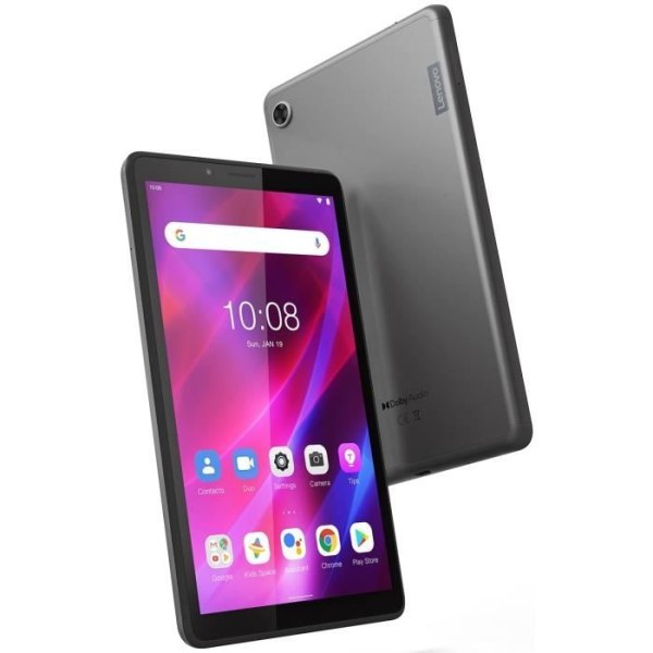 Pekskärmsplatta - LENOVO M7 3:e generationen - 7" HD - 2 GB RAM - 32 GB lagring - Android 11 - Platinium Grey