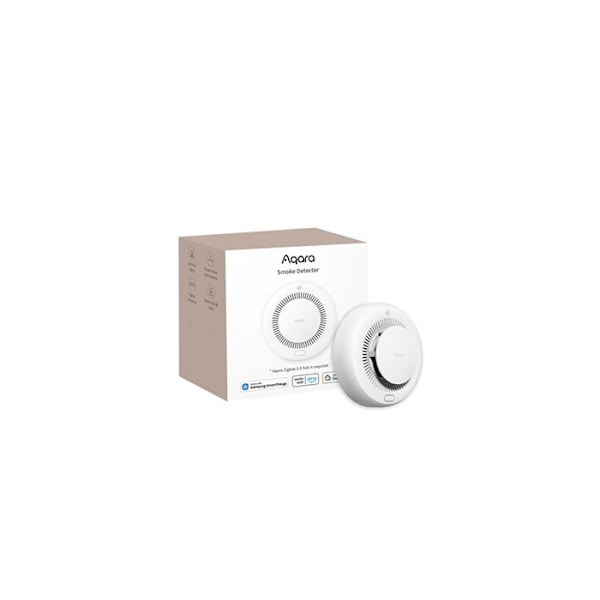 Rökdetektor - Aqara - Ansluten - Larm 85 dB - Fotoelektrisk teknik - Zigbee 3.0