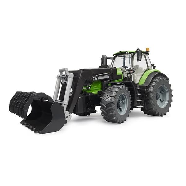 Deutz 8280 TTV med frontlastare - Traktor RC grön