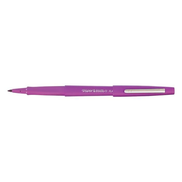 PAPPER MATE Uppsättning av 6 Flair Candy Pop filtpennor - Medium punkt - Sortiment av färger Flerfärgad