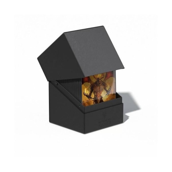 Return To Earth Boulder Deck Case 100+ Ultimate Guard Card Storage Box - Svart Svart