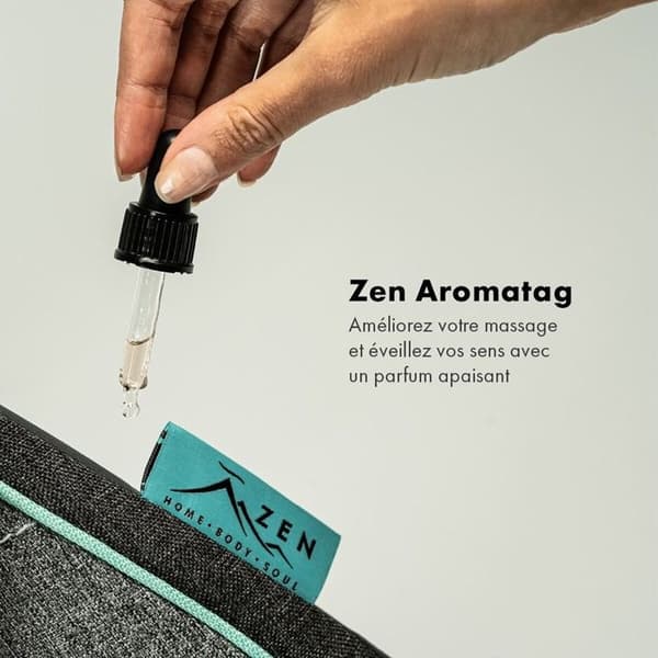 Massagestol Zen Olympus Grå Antracit Kolgrå