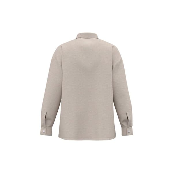 Oversized långärmad linneblus för kvinnor Spasso - lin linne jag