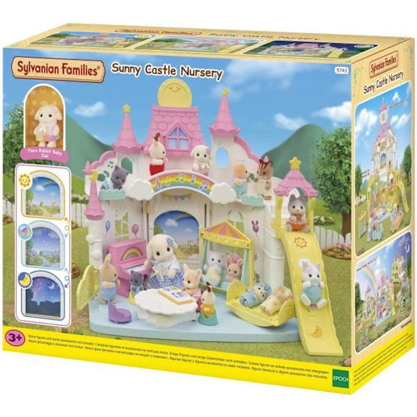 Docka - SYLVANIAN FAMILIES - Den soliga spjälsängen - Flerfärgad - Blandat - Inomhus Flerfärgad