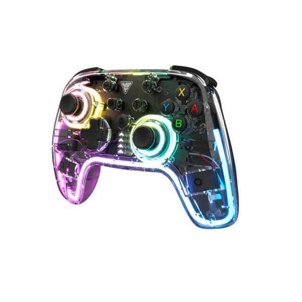 Spelkontroll - DRAGONSHOCK - ORION GLOW - Transparent - Bluetooth - Vibration Transparent