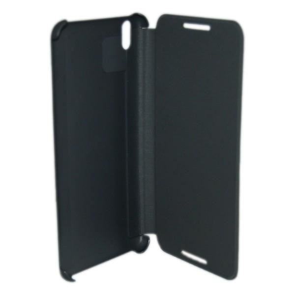 Original svart folio flip-fodral för HTC 816