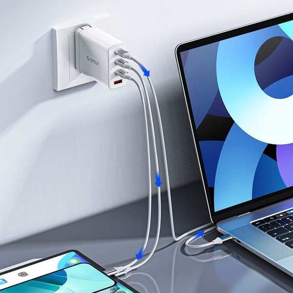 USB-C-kabel - ORICO - CDX - Power Delivery 60 W (PD 3.0) - 1 m - Flätad nylon