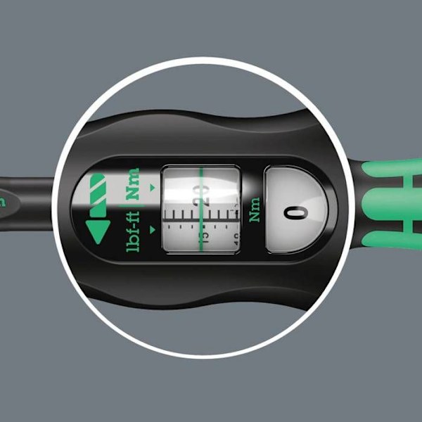 Wera Click-Torque 05136076001 Fyrkantig momentnyckelsats 14 x 18 mm 10 - 100 Nm