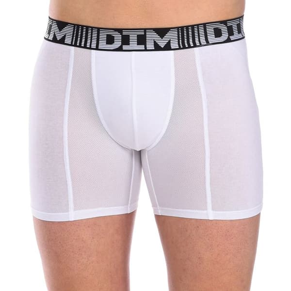 2-pack Långa Boxers 3D Flex Air[] Herr Vitt stål/vit tre
