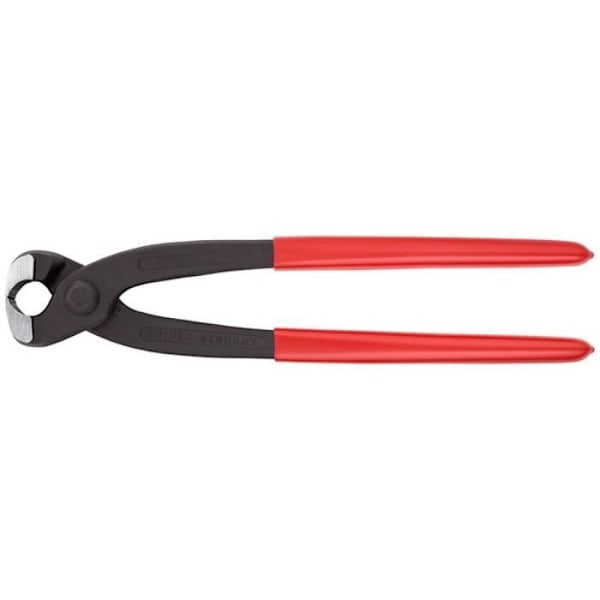 Svart atramenterad öronklämma 220 mm med plastbeläggning Knipex 10 98 I220